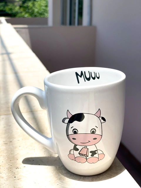 Taza VACA MUUU WHITE