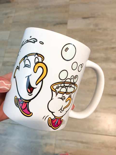 Taza recta bella y bestia CHIP FUNNY