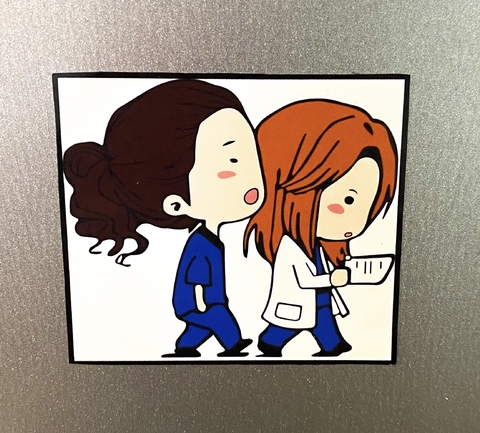 Imán GREY'S ANATOMY CUADRADO