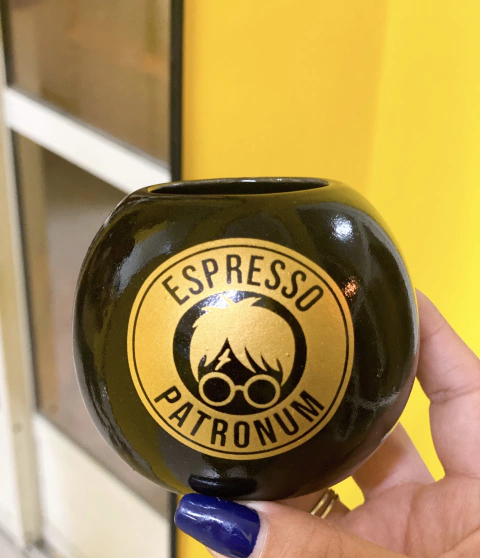 Mate esfera HARRY POTTER ESPRESSO TWO GOLD BLACK