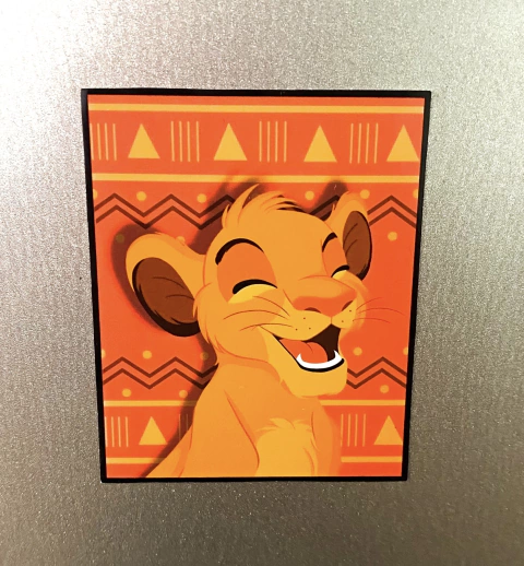 Imán rey león SIMBA HAPPY CUADRADO