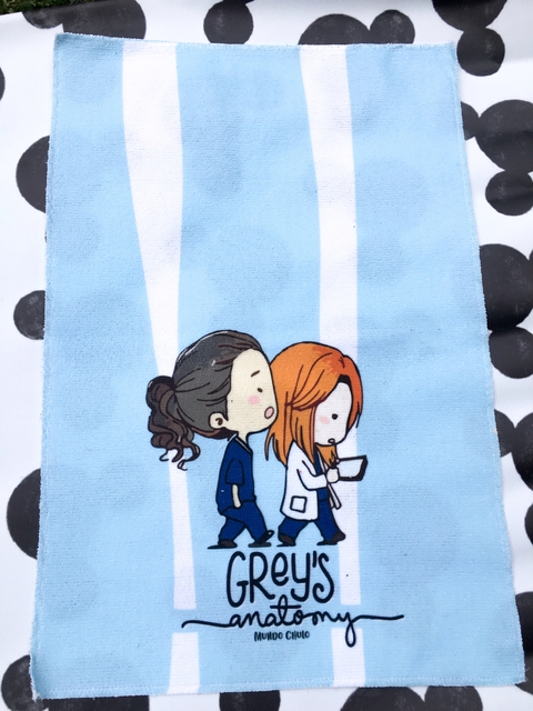 Paño multiuso GREY'S ANATOMY BLUE