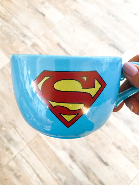 Tazón redondo superhéroe SUPERMAN LOGO