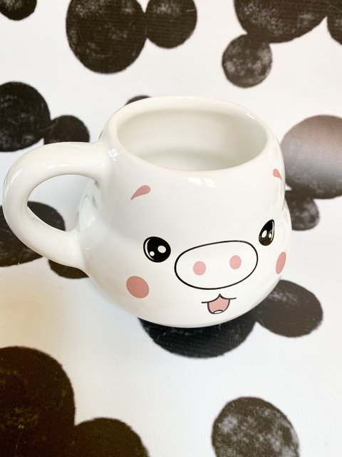Taza bomba PORK WHITE