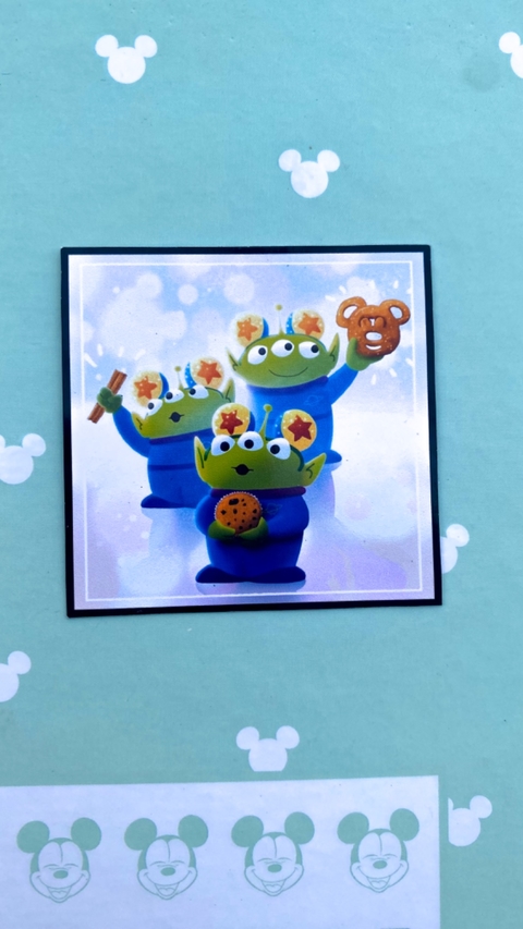 Imán toy story MARCIANOS MICKEY CUADRADO