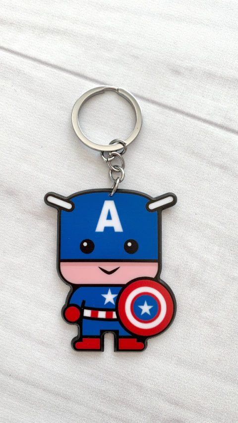 Llavero superhéroe CAPITÁN AMÉRICA SMOOTH