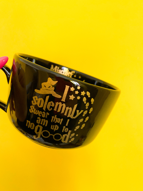 Tazón cuadrado HARRY POTTER SOLEMNLY GOLD BLACK