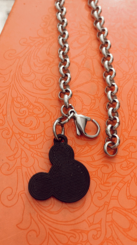 Pulsera MICKEY MOUSE SILUETA BLACK