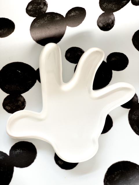 Plato form MICKEY MOUSE MANO WHITE