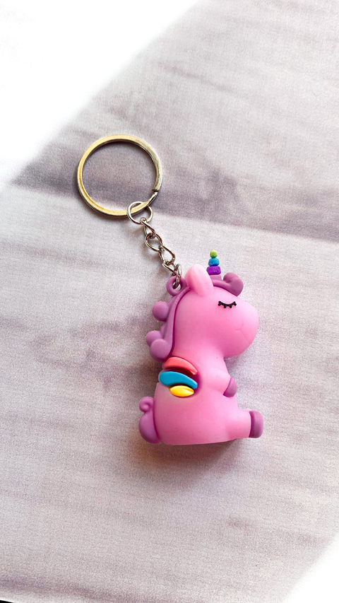 Llavero UNICORNIO LILA