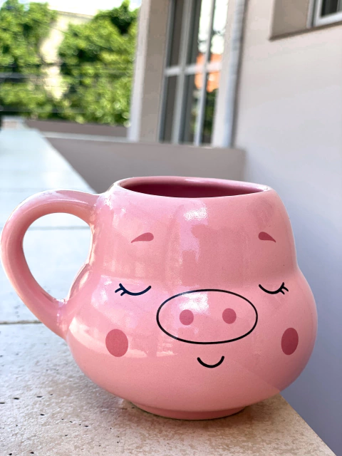 Taza bomba PORK ZZZ ROSA