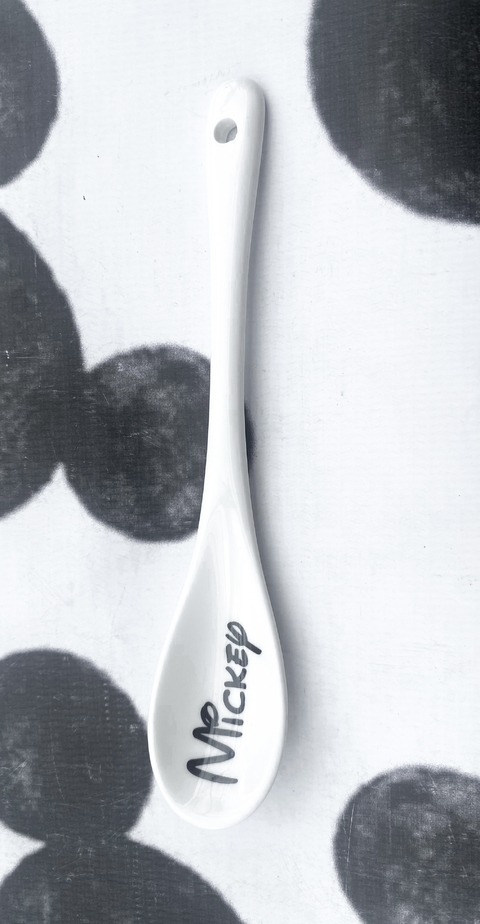 Cucharita de cerámica MICKEY MOUSE LETTERS