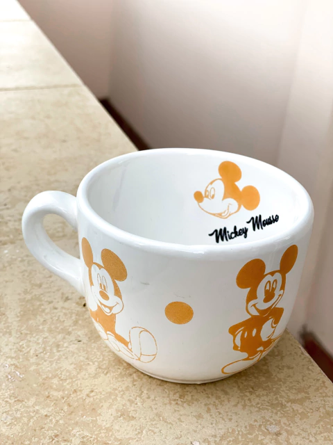 Tazón esbelto MICKEY MOUSE GOLD WHITE