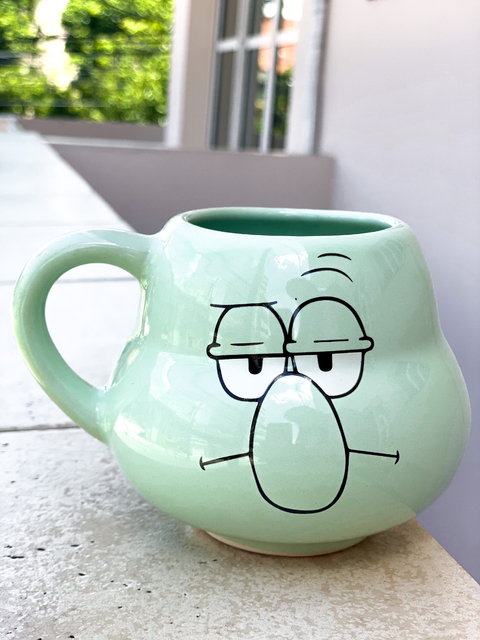 Taza bomba bob esponja CALAMARDO
