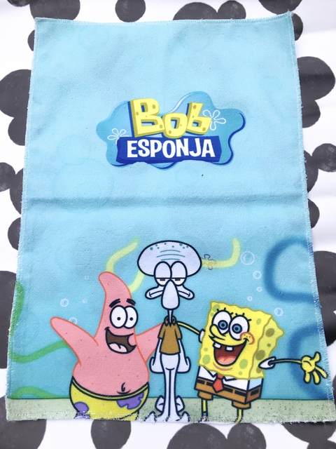 Paño multiuso BOB ESPONJA Y AMIGOS