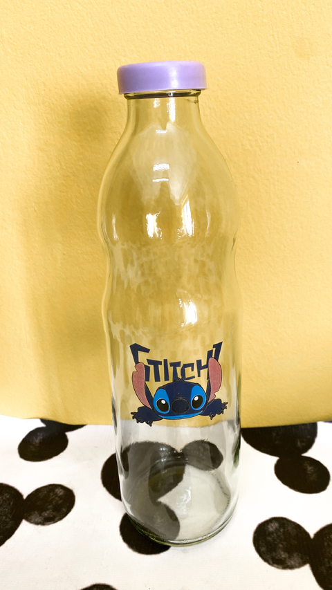 Botella vidrio STITCH MANOS