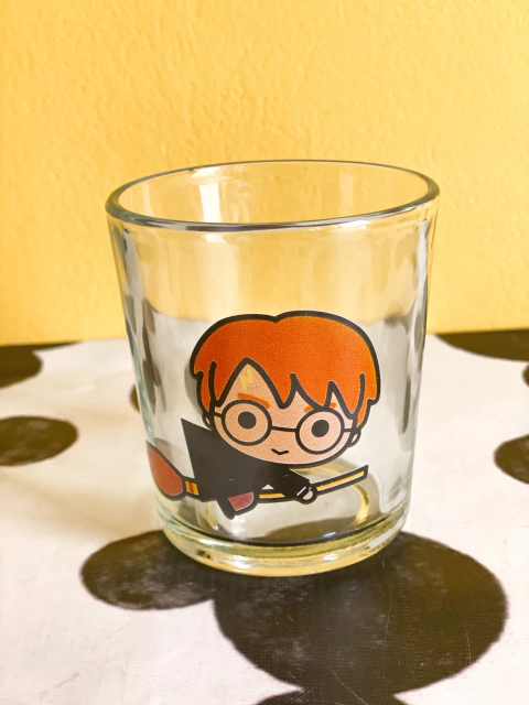 Vaso vidrio HARRY POTTER VOLANDO TWO