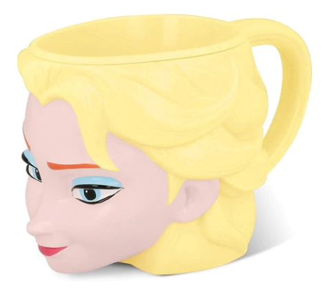 Taza plástica premium FROZEN FACE