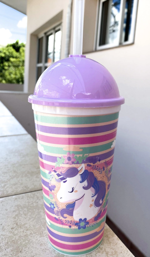 Vaso tapa esfera UNICORNIO