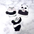 Set x3 stickers osos escandalosos PANDA