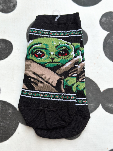 Medias premium star wars YODA BLACK - comprar online