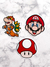 Set x3 stickers MARIO BROS