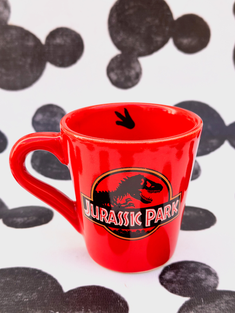 Taza cónica JURASSIC PARK RED