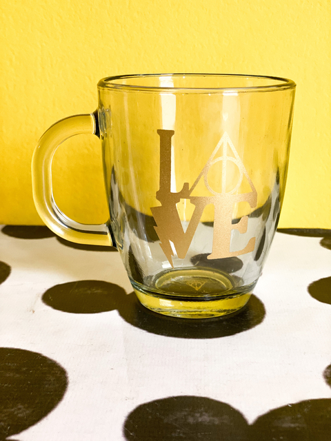Taza vidrio HARRY POTTER LOVE