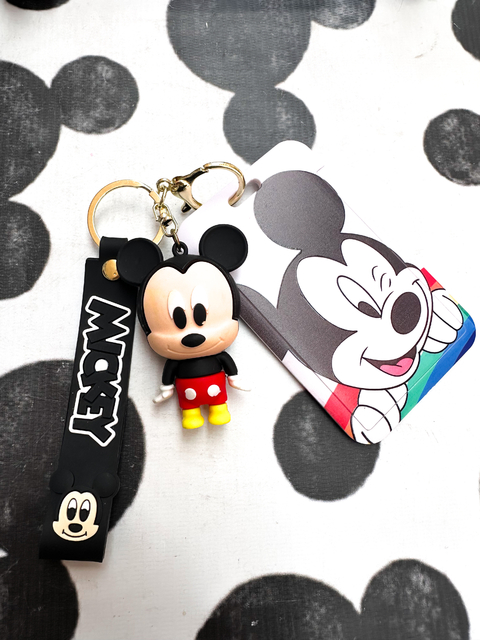 Porta tarjeta con llavero MICKEY MOUSE BODY - comprar online