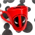 Taza superhéroe DEADPOOL CIRCULO