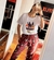 Pijama largo - mangas cortas HARRY POTTER TRES AMIGOS EN HOGWARTS