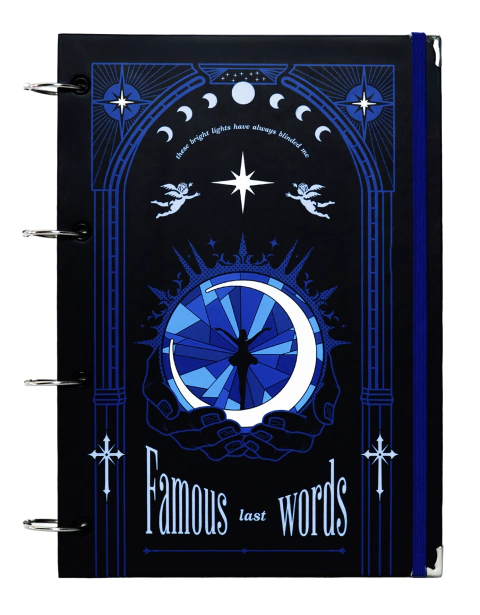 Caderno Argolado Universitário - Tipo Fichário 3 matérias - FAMOUS LAST WORDS - comprar online