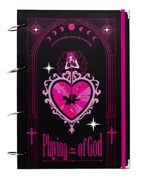 Caderno Argolado Universitário - Tipo Fichário 3 matérias - PLAYING GOD - comprar online