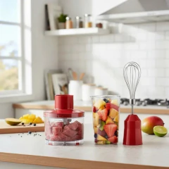 Mixer 3 en 1 Eiffel E-237 600W Roja en internet