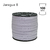 Elástico de embutir Zanotti Jaragua 8 Blanco