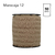 Elástico puntilla Zanotti Maracaja 12 Canela