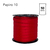 Elástico de bretel Zanotti Papiro 10 Rojo