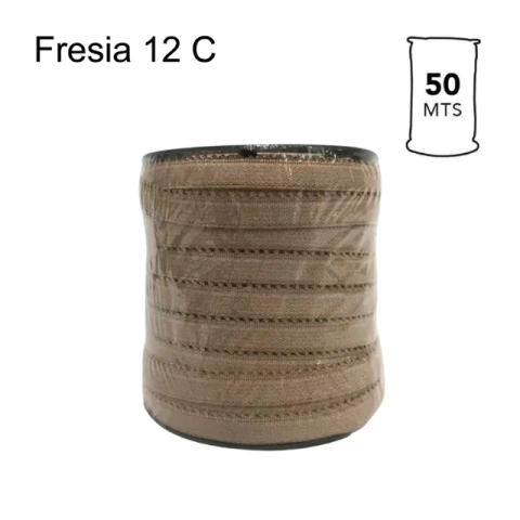 Elástico Volado Zanotti Fresia 12 Canela X 50 Metros