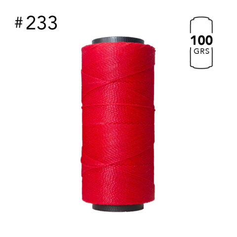 Hilo encerado Settanyl 100g #0233 Rojo