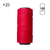Hilo encerado Settanyl 100g #0025 Rojo