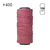 Hilo encerado Settanyl 100g #0400 Rojo y Blanco