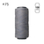 Hilo encerado Settanyl 100g #0075 Gris Claro
