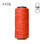Hilo encerado Settanyl 100g #0776 Naranja