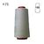 Hilo para coser Xik 120 #0075 Gris