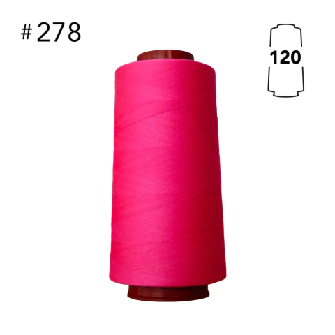 Hilo para coser Xik 120 #0278 Fucsia Fluo