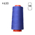 Hilo para coser Xik 120 #0630 Azul Francia Oscuro