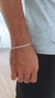 pulseira grumet, pulseira de prata, pulseira masculina