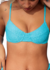 Biquíni Trancoso azul Capri Texturizado - Top meia taça + calcinha asa delta na internet