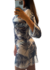 Vestido Santorini Folhagem Azul marinho/off white na internet