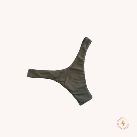 Calcinha asa delta - verde militar - Liso Poliamida premium - Envio Expresso - comprar online